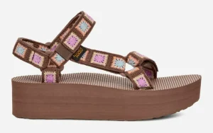Sale Flatform Crochet Women Flats | Wedges