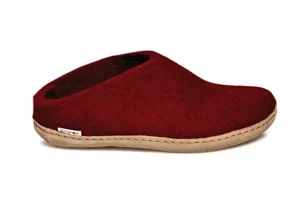 Discount Slip-On Leather Sole Women Slippers