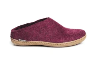 Discount Slip-On Leather Sole Women Slippers
